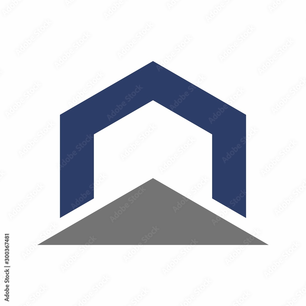 A gate logo initial letter design template vector illustration A gate logo initial letter design template vector illustration