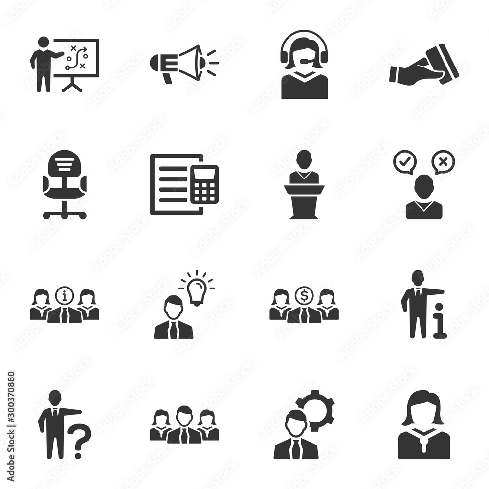 Business ultimate icons - Grey Version Business ultimate icons - Grey Version