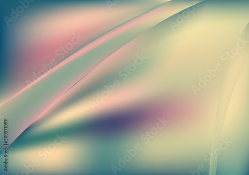 Smooth curve lines vector background