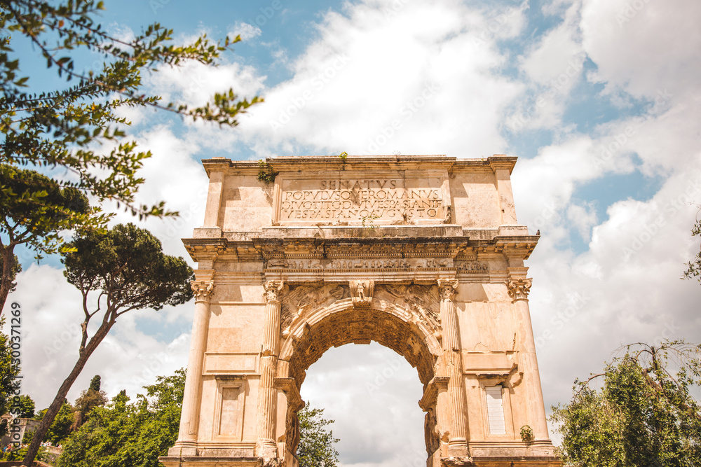 Arco di Tito Rome Italy Foro Romano