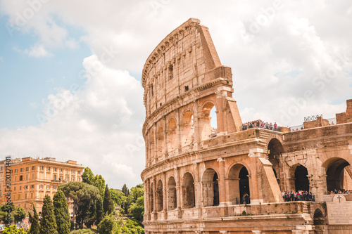 Tablou pe pânză colosseum in rome italy