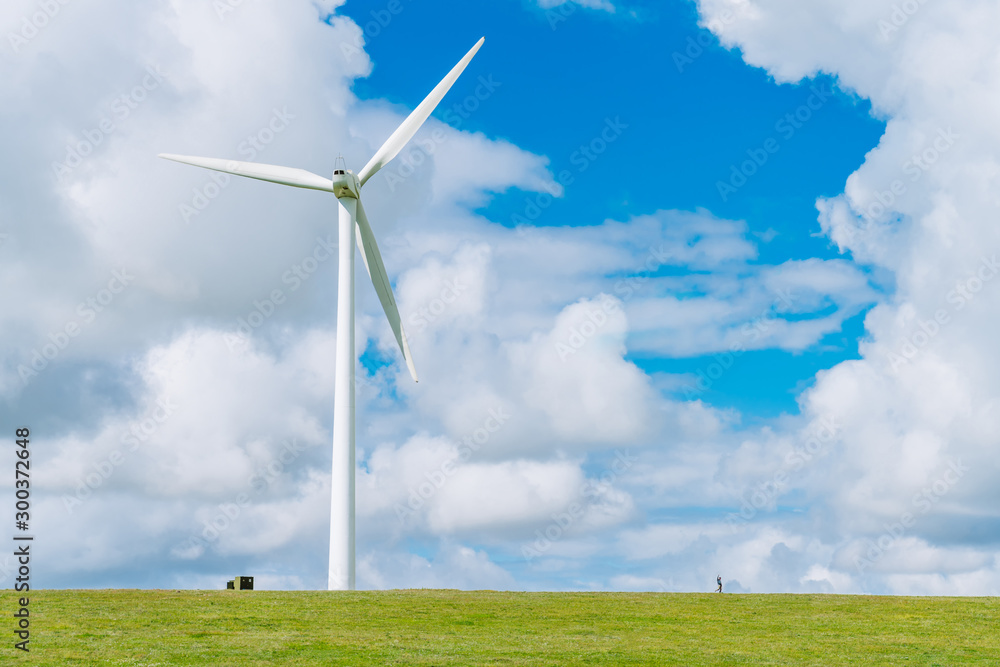 Wind Turbine on the grassland of Huitengxile, Inner Mongolia, China Wind Turbine on the grassland of Huitengxile, Inner Mongolia, China