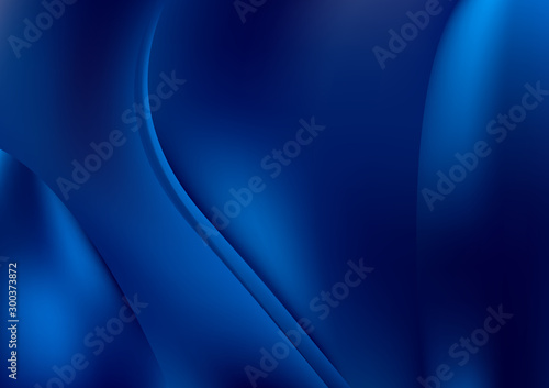 Smooth curve lines vector background