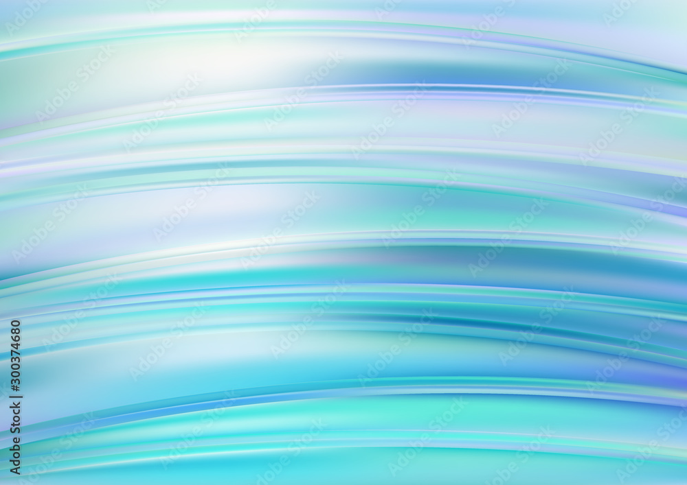 Fototapeta premium Smooth curve lines vector background