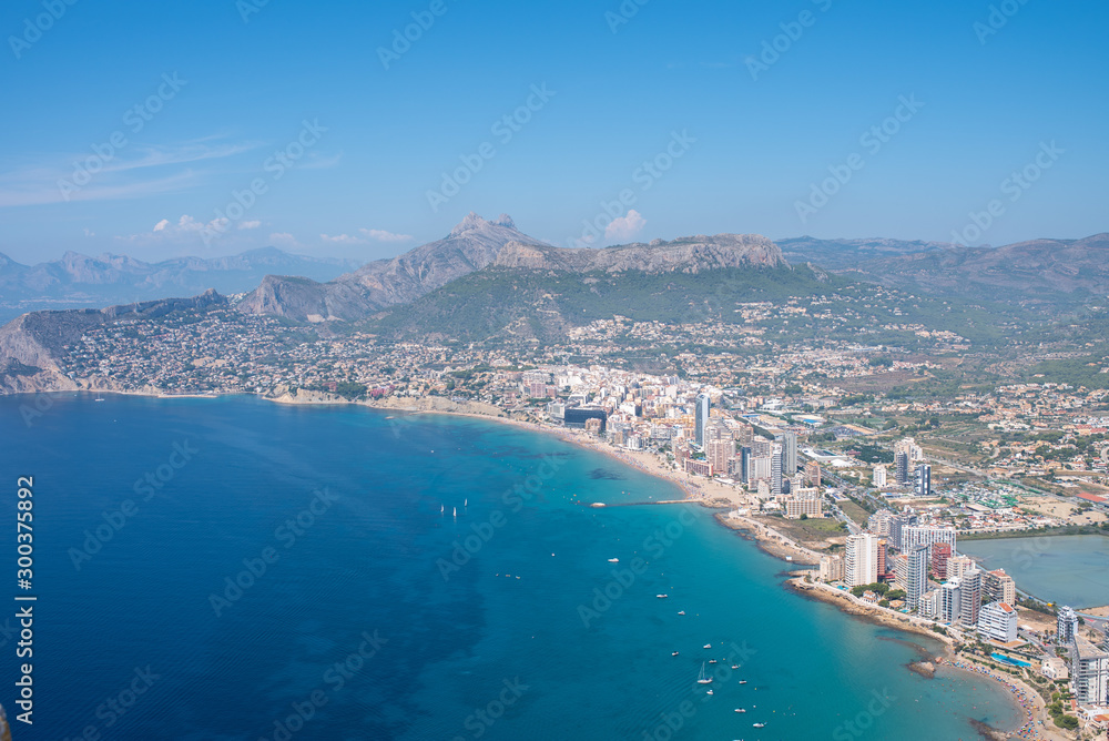 View of the bay of Altea from the mountain View of the bay of Altea from the mountain