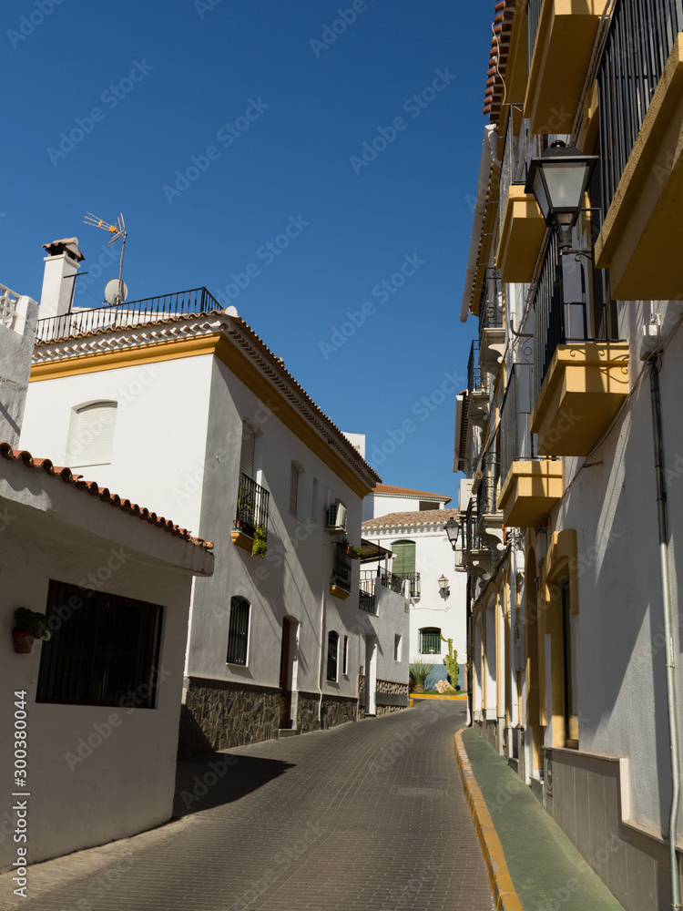 Obraz premium The Countryside Town of Lubrin, Spain by Summer