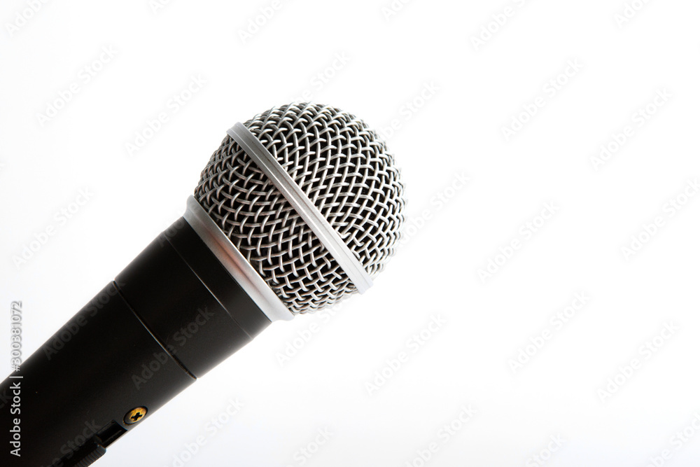 Microphone isolated Microphone isolated