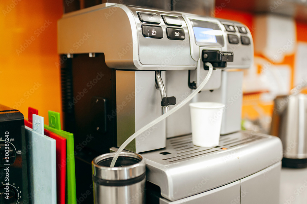 Espresso machine at the office. Espresso machine at the office.