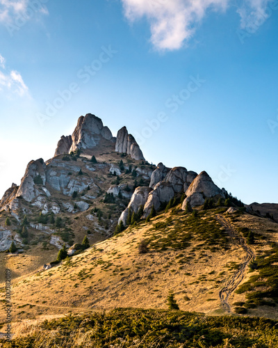 ciucas peak carpathian mountains romania