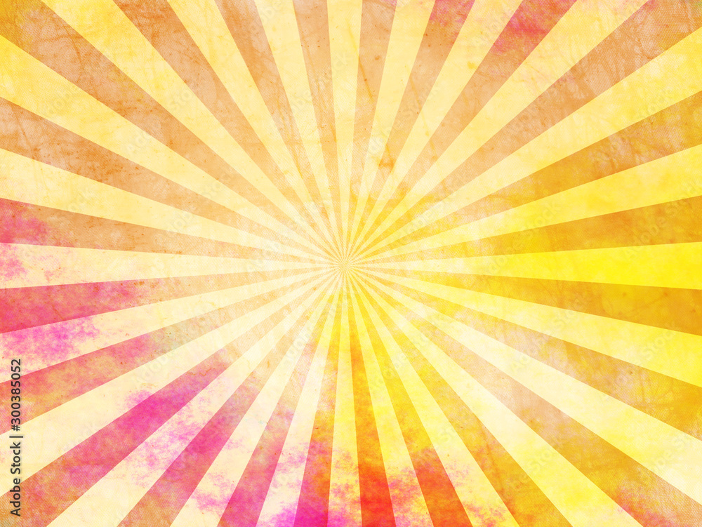 Old paper with geometric rays. Star burst pattern. Vintage design. Old paper with geometric rays. Star burst pattern. Vintage design.