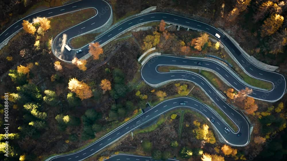 Aerial 4k - Bregaglia valley - Switzerland - Maloja pass