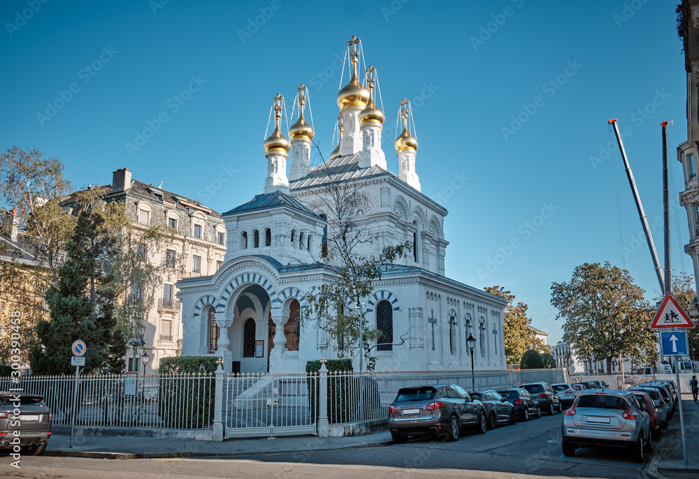 Russian Church in Geneva, Switzerland..