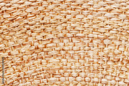 Straw hat closeup pattern texture.