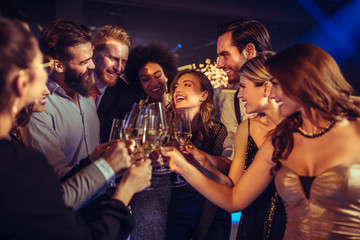 Enjoying a night out