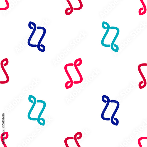 Bright seamless pattern with geometric elements.