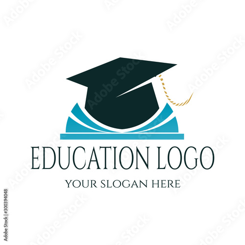 Children's educational logos or icons, a symbol of a child achieving dreams