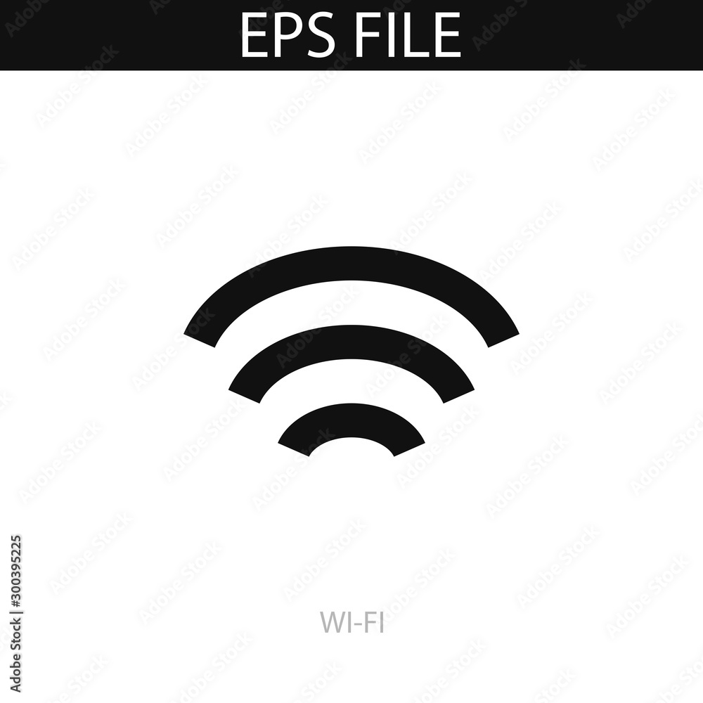Wi-fi icon. EPS vector file Wi-fi icon. EPS vector file