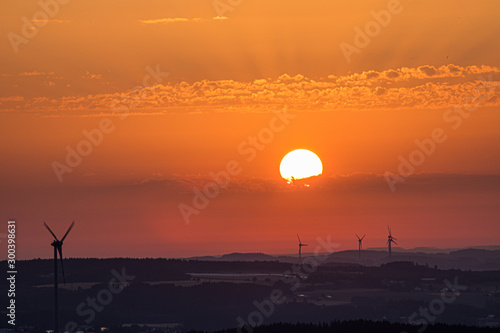 Sonnenaufgang im Frankenwald photo