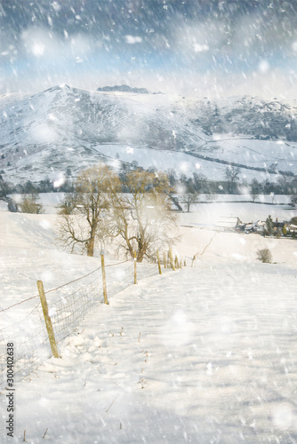 Beautiful snow covered Wint...