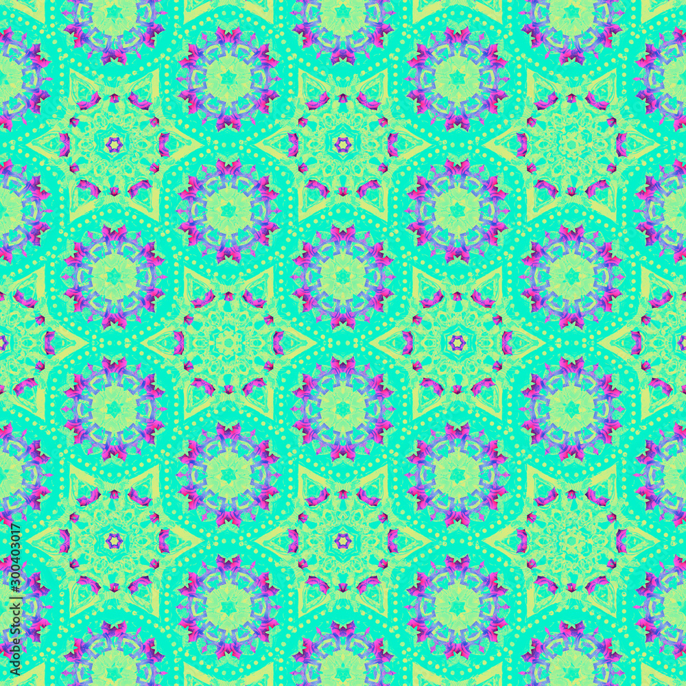 Ornamental pretty detailed flowers seamless pattern background. Wrapping paper, wall paper, sweet pastel color tone pattern background.