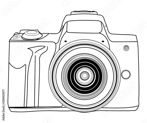 dslr vector camera