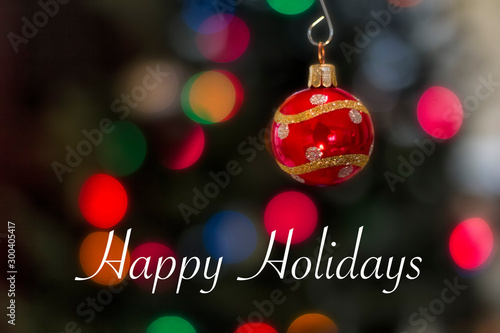 Holiday Ornament Greeting Card