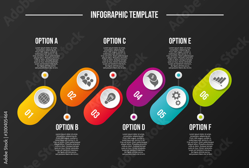 Company milestone with business icons - company timeline. Vector