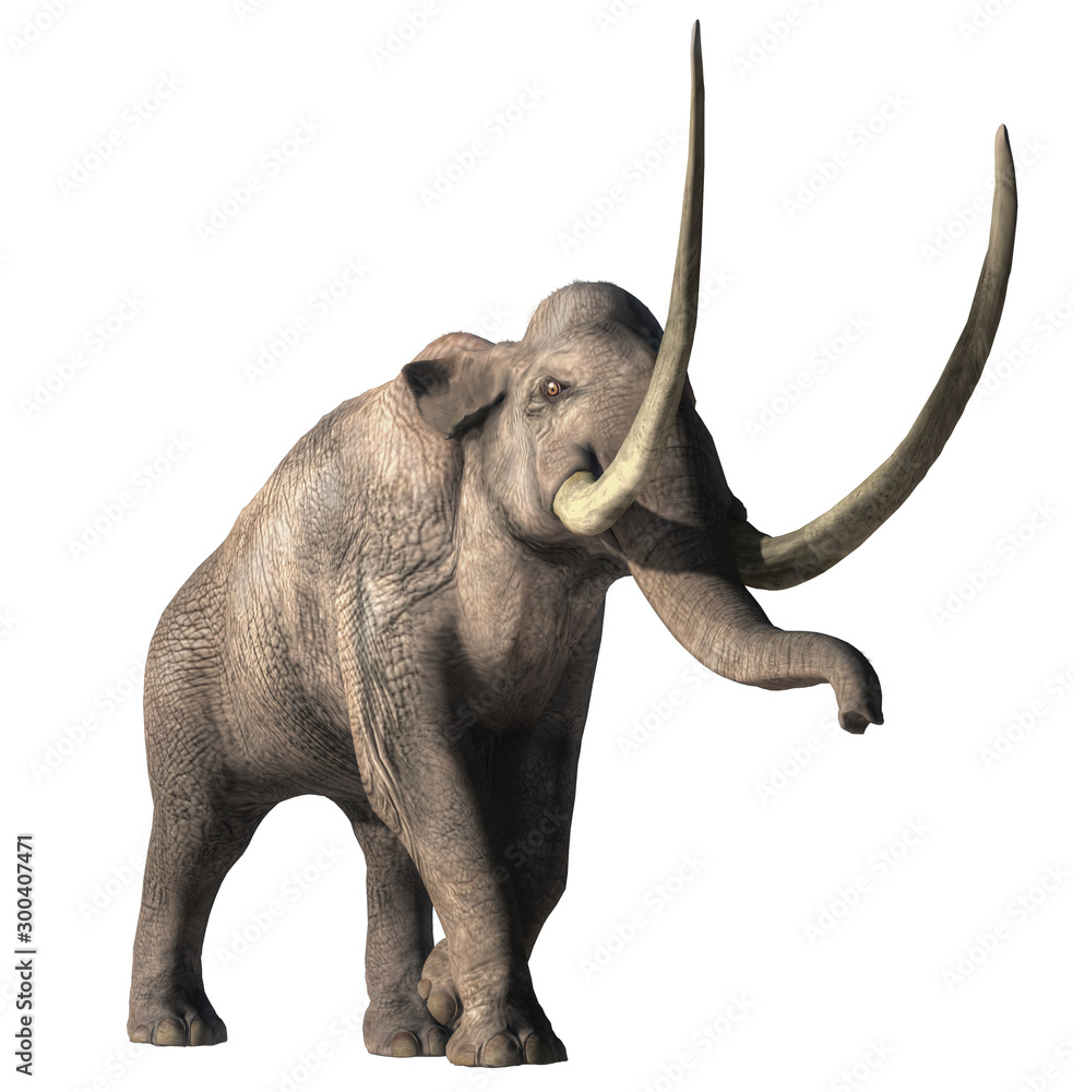 The Columbian Mammoth is an extinct animal that inhabited warmer ...