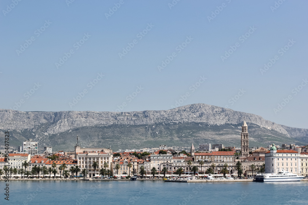 View of Split from the sea