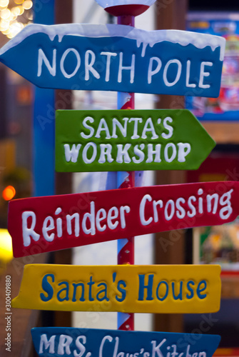 Directions to the North Pole and Santa's home