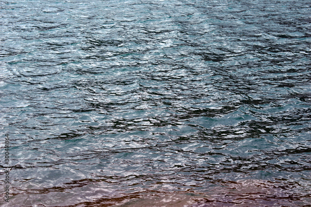 surface of clear water