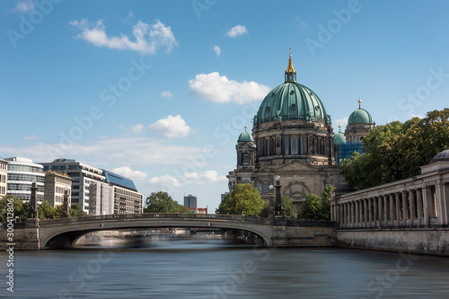 Berlin Cathedral (Berliner Dom) in Spree River, Berlin, Germany