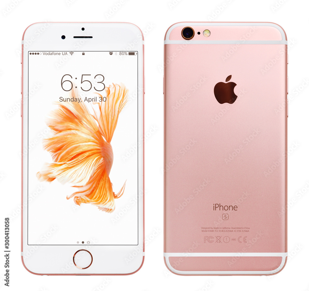 Foto Stock Rose Gold Apple iPhone 6S | Adobe Stock