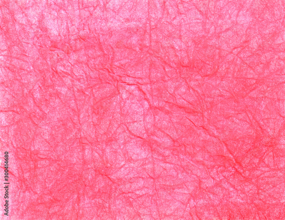 Abstract crumpled watercolor red background