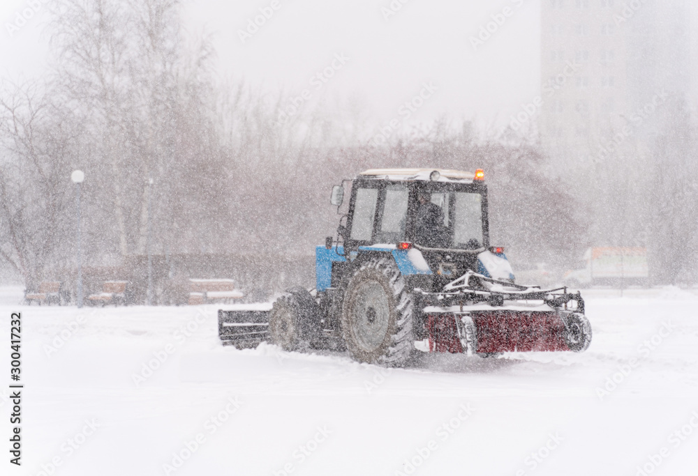 The automated snow removal The automated snow removal