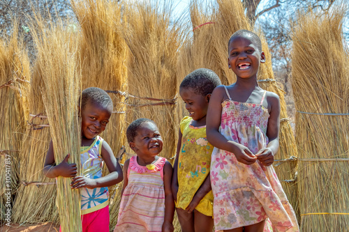 Fotografie Group of African children