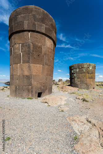 Umayo lake in Sullastani, Puno, Peru photo