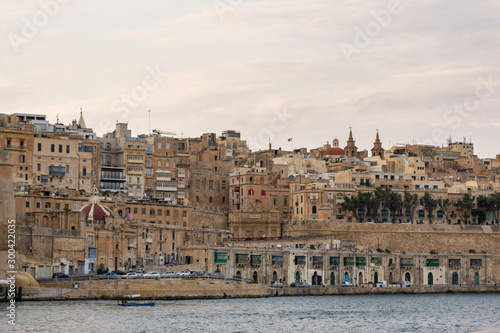 View at Valetta in Malta from three cities