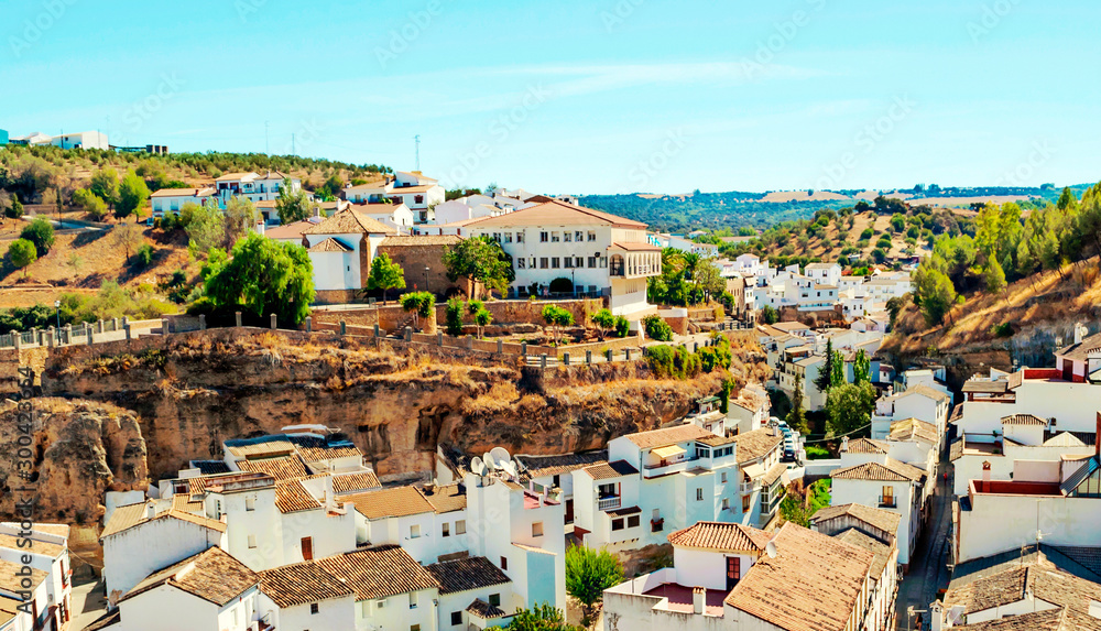 Antequera village in the south of Spain in a sunny day