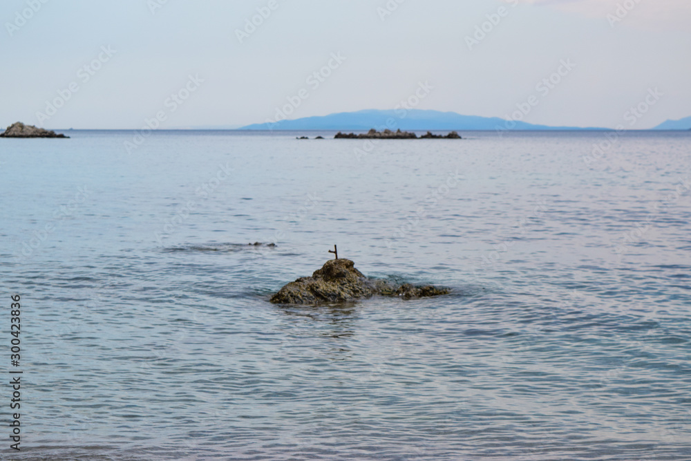 Fototapeta premium Small cozy romantic beach.