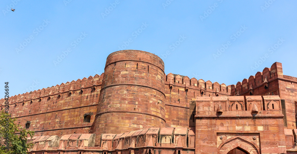 Agra Fort is a historical fort in the city of Agra in India. It was the main residence of the emperors of the Mughal Dynasty. 