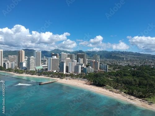 view of beach in Waikiki 
