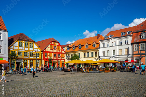 Marktplatz, Waren an der Müritz, Müritz See, Deutschland 