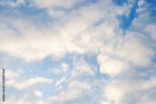 beautiful cloudy skies background backdrop.