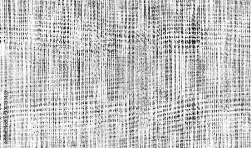 Vector fabric texture. Distressed texture of weaving fabric. Grunge background. Abstract halftone vector illustration. Overlay to create interesting effect and depth. Black isolated on white. EPS10.