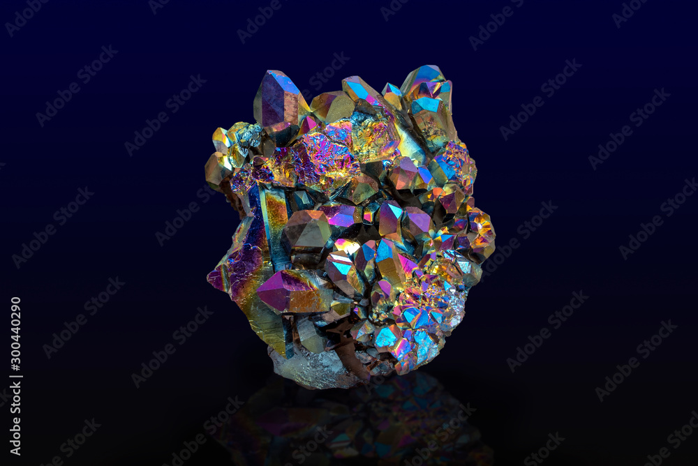 Rainbow crystal texture as very nice natural background 