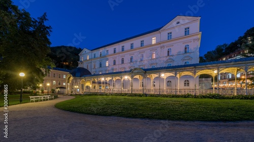 Sadova kolonada in the spa town of Karlovy Vary photo