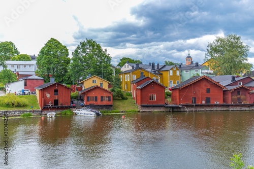 The city of Porvoo.Finland. Old town. Travel europe. Scandinavia.Park fores. © Андрей шниперсон
