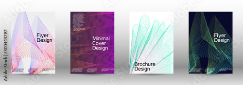 Cover design template set 