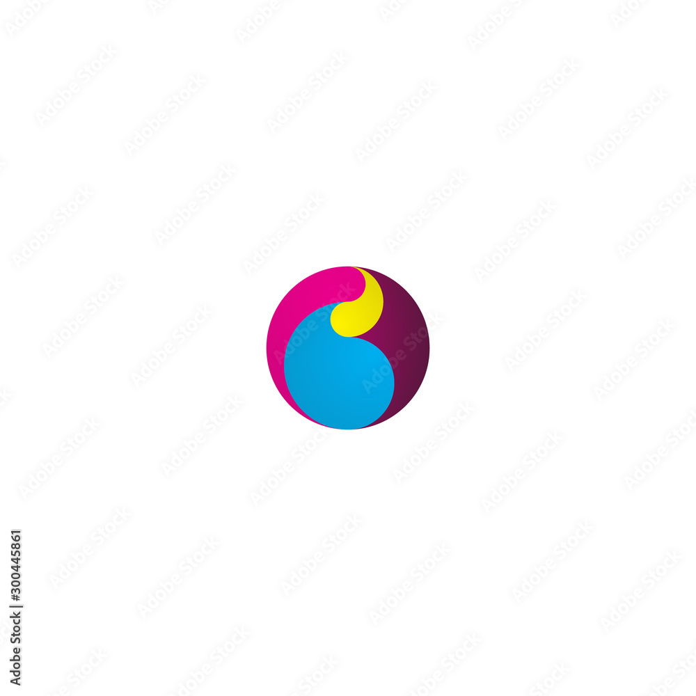 Creative logos for printing companies. Minimalist design style